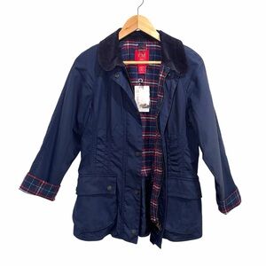 Ciao Milano Navy Equestrian Flannel Lined Country Barn Chore Jacket NWT